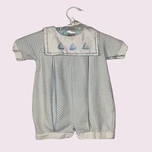 Vintage Baby Romper nautical design 18months rare